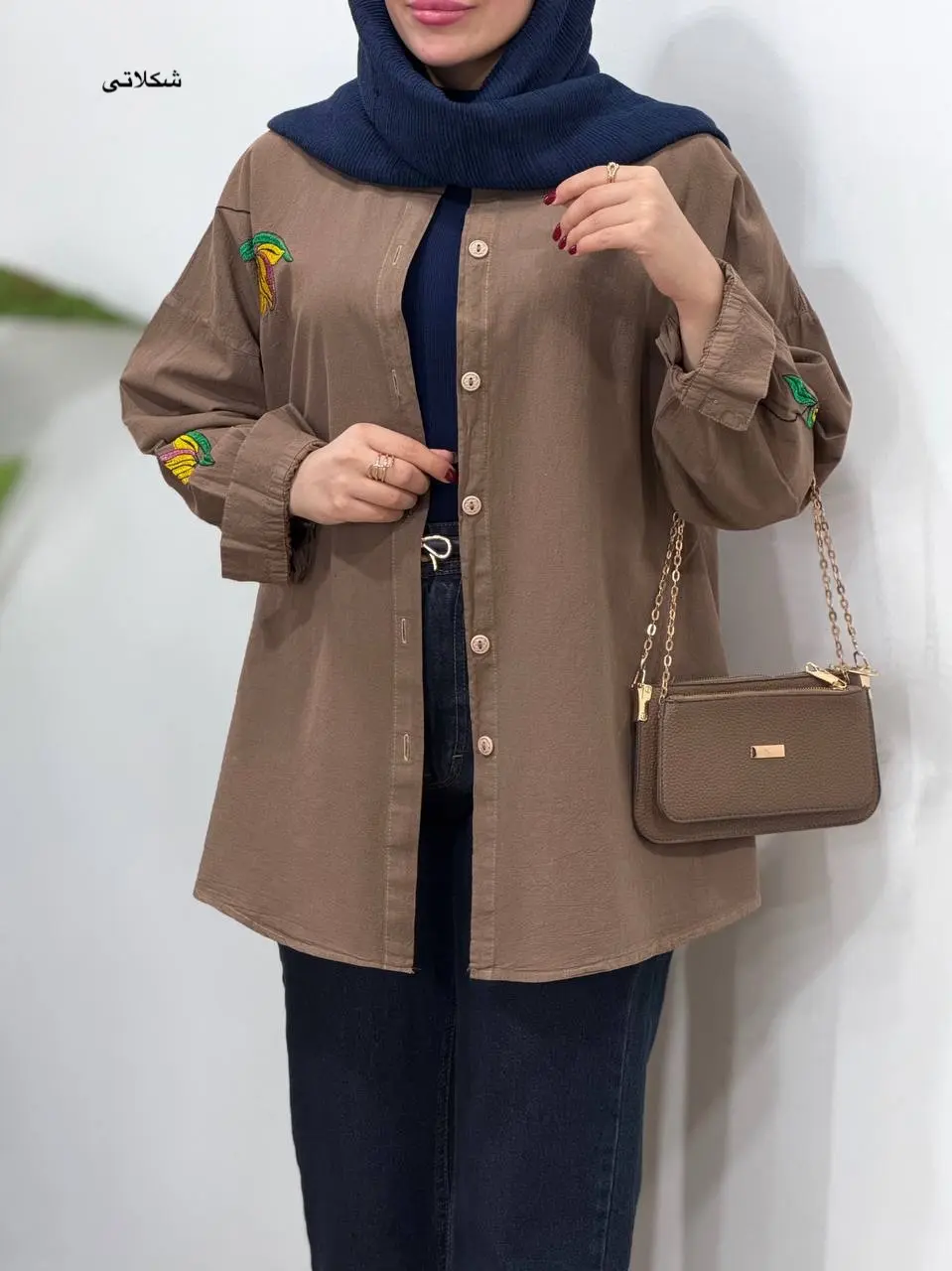 مانتو گلدوزی آیسو ارکیده